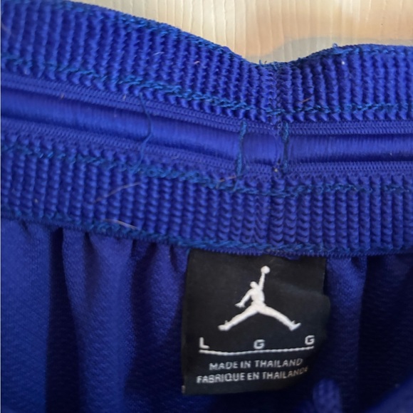 Blue and Black Jordan Athletic Shorts - Picture 3 of 3